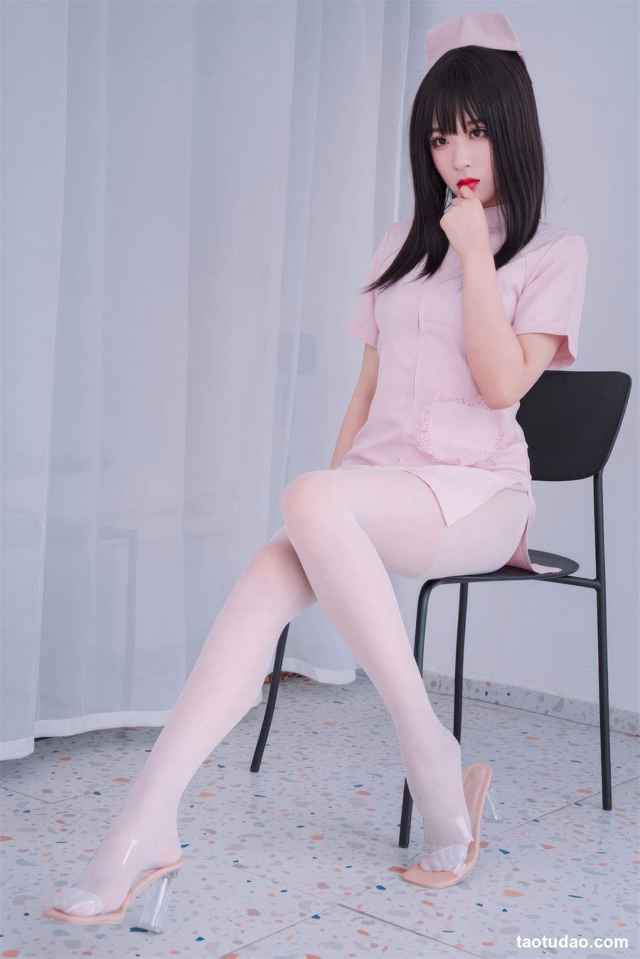 图片[2]-轩萧学姐  粉色护士[59P+1V-1.12GB]-艺库
