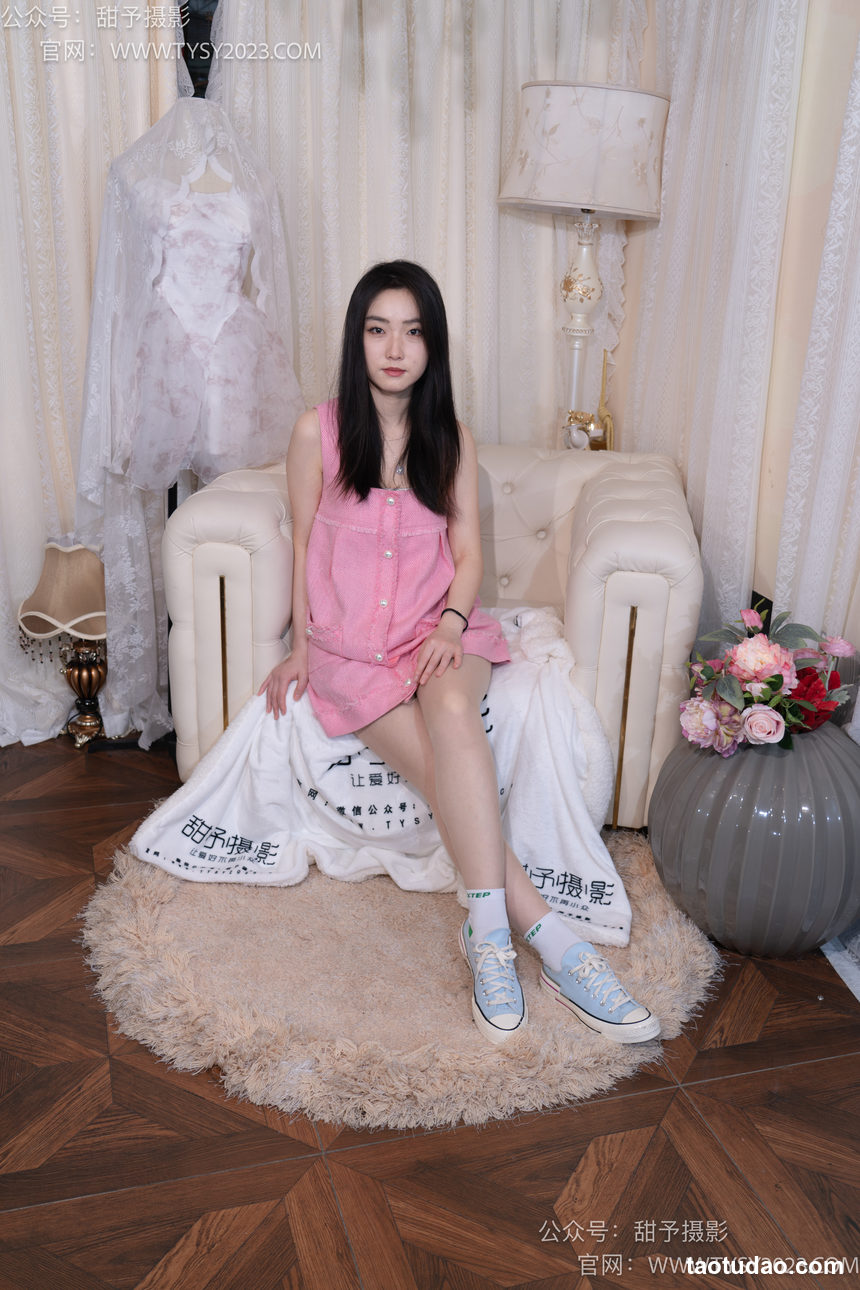 图片[2]-甜予摄影 NO.035 栗栗-帆布鞋、白棉袜、肉丝[128P+2V／9.86GB]-艺库