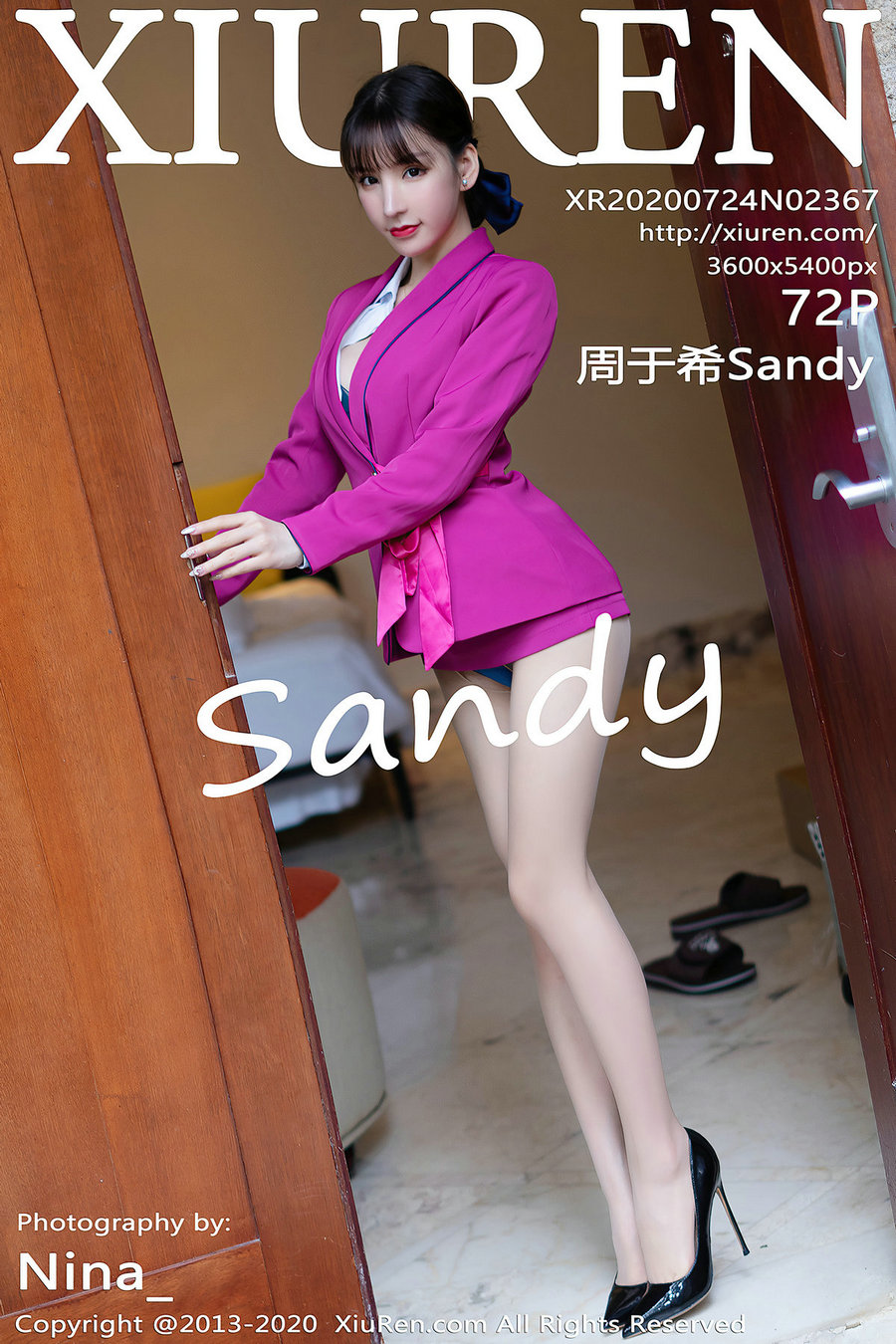 / 秀人美媛馆 / 2020.07.24 No.2367 周于希Sandy / 72P943MB / 秀人网-艺库