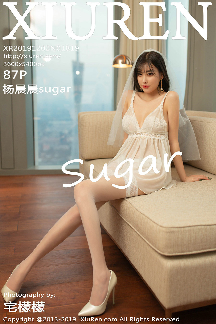 / 秀人美媛馆 / 2019.12.02 No.1819 杨晨晨sugar / 87P144MB / 秀人网-绅士图