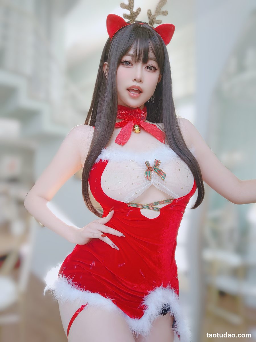 图片[4]-女主K – 圣诞麋鹿 [100P+1V-460MBB]-艺库