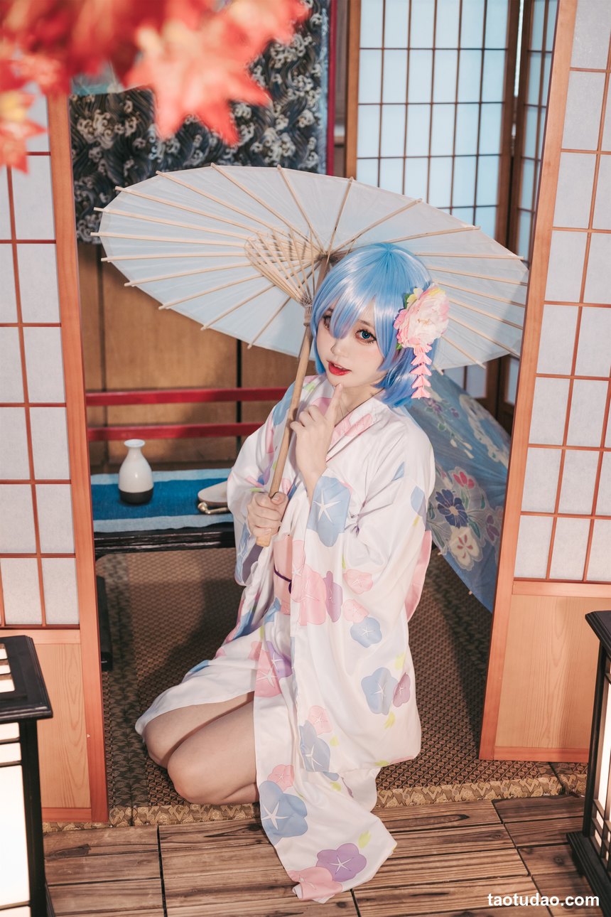 图片[4]-[神沢永莉] 蕾姆和风 [47P-218M]-艺库