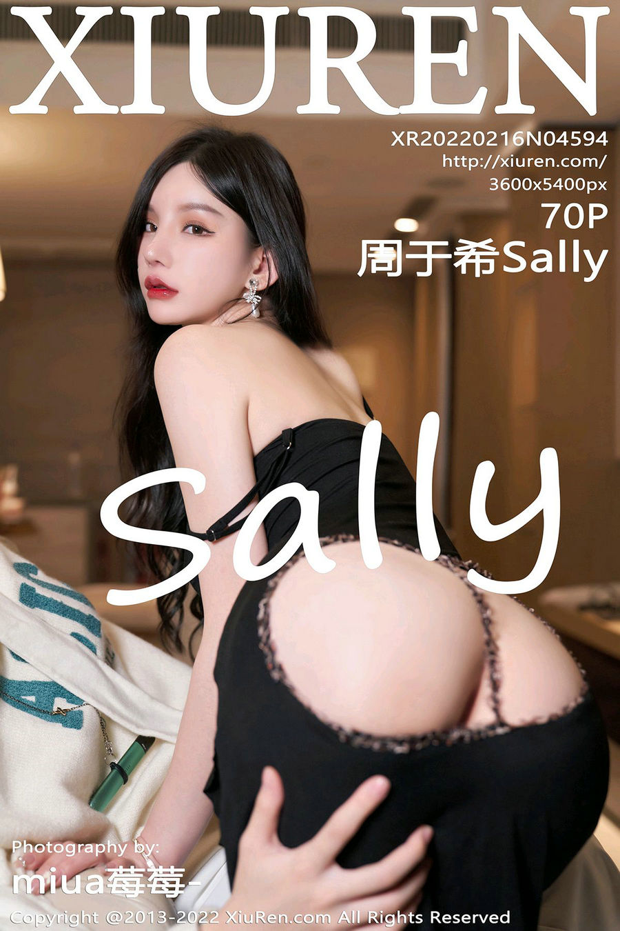 / 秀人美媛馆 / 2022.02.16 No.4594 周于希Sally / 70P620MB / 秀人网-艺库