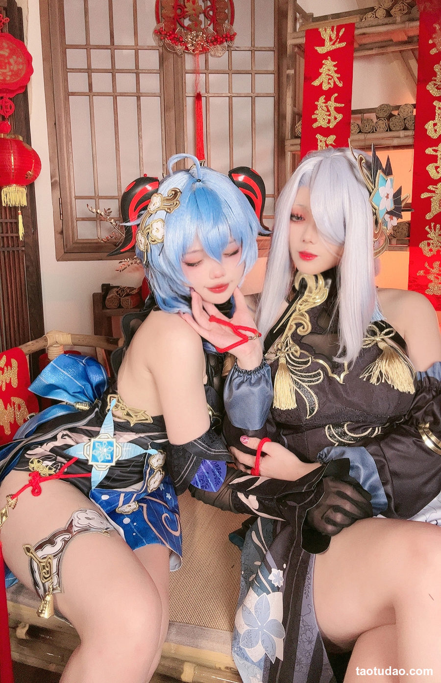 图片[3]-原神新春-甘雨申鹤海灯节双人[31P+8V-123MB]-艺库