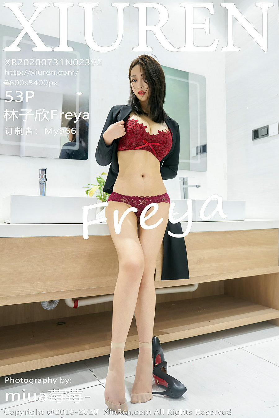 / 秀人美媛馆 / 2020.07.31 No.2392 林子欣Freya / 53P510MB / 秀人网-绅士图