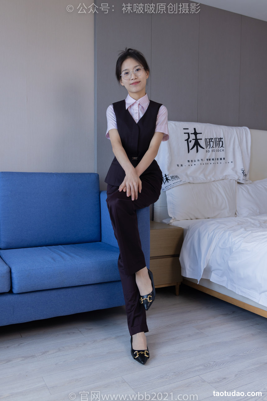 图片[3]-[BoBoSocks袜啵啵]NO.271 芝士-平底鞋、短肉丝、银行制服[147P+1V／6.04GB]-艺库