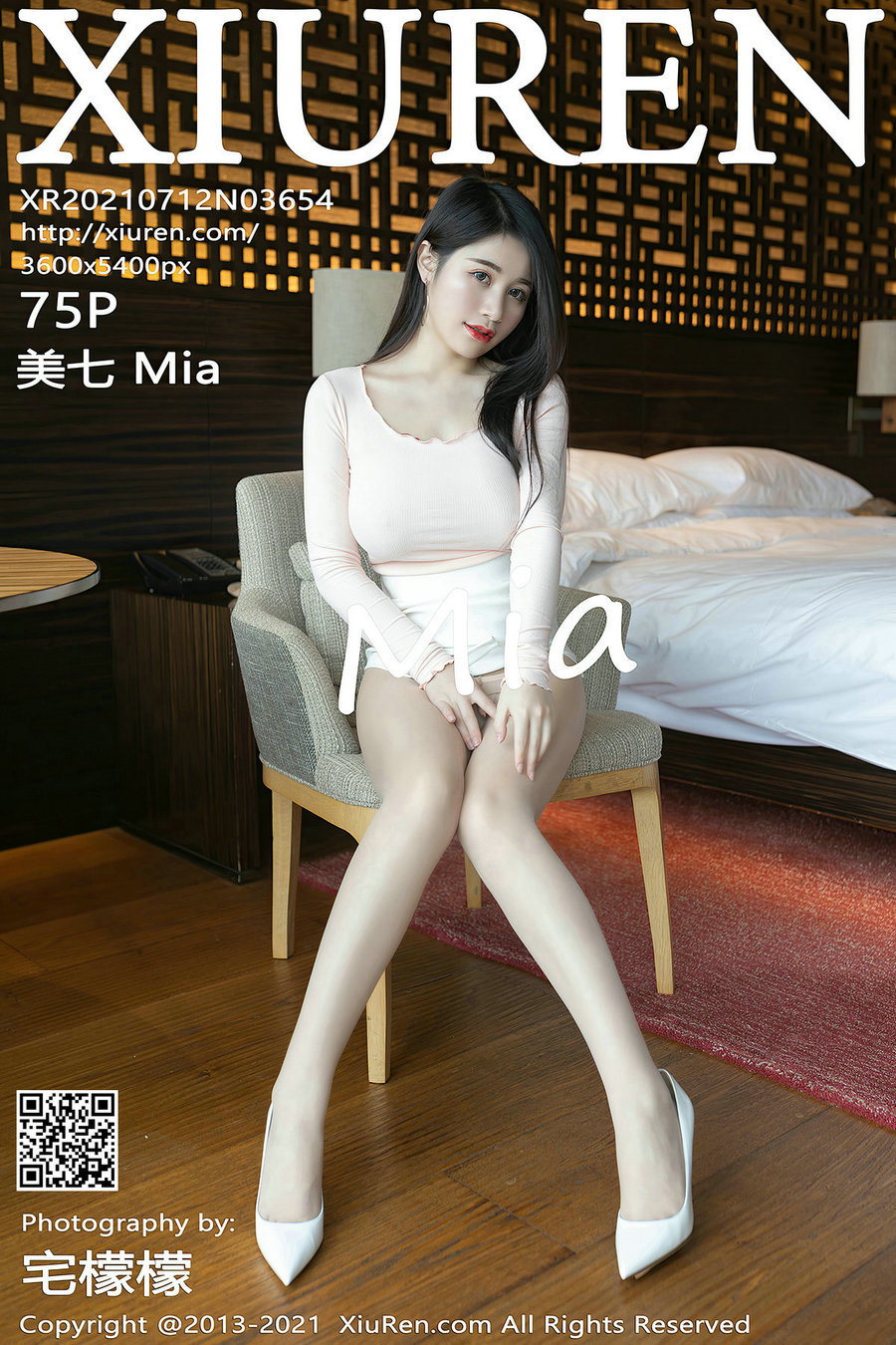 / 秀人美媛馆 / 2021.07.12 No.3654 美七Mia / 75P719MB / 秀人网-绅士图