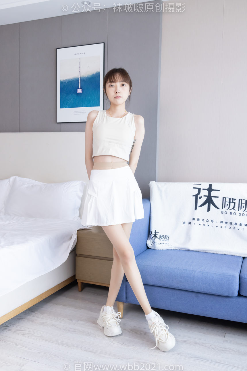 图片[2]-[BoBoSocks袜啵啵]NO.424 稚予-运动鞋、白棉袜、肉丝、腰丝[140P+1V／5.73GB]-艺库