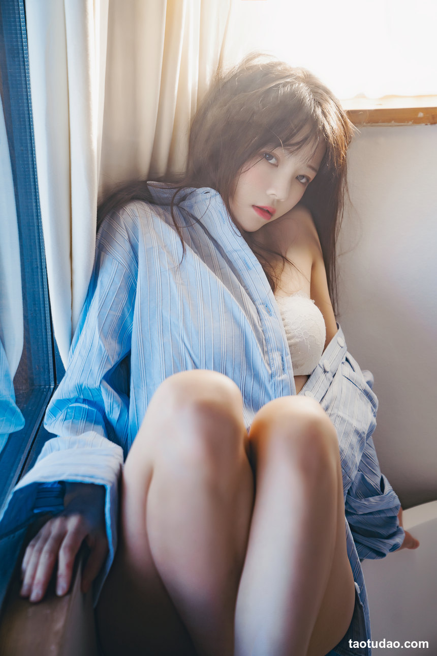 图片[2]-桜桃喵 –  蓝衬衫 [44P-1.10GB]-艺库