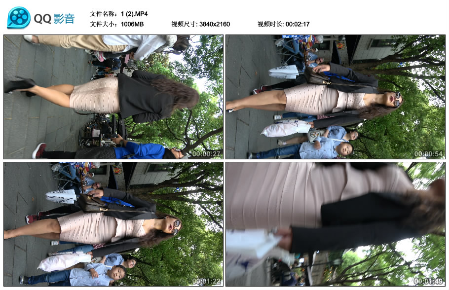 精选街拍视频 No.1781 超级性感丰满爆乳包臀裙气质御姐 / 1.86GB / 街拍视频-艺库