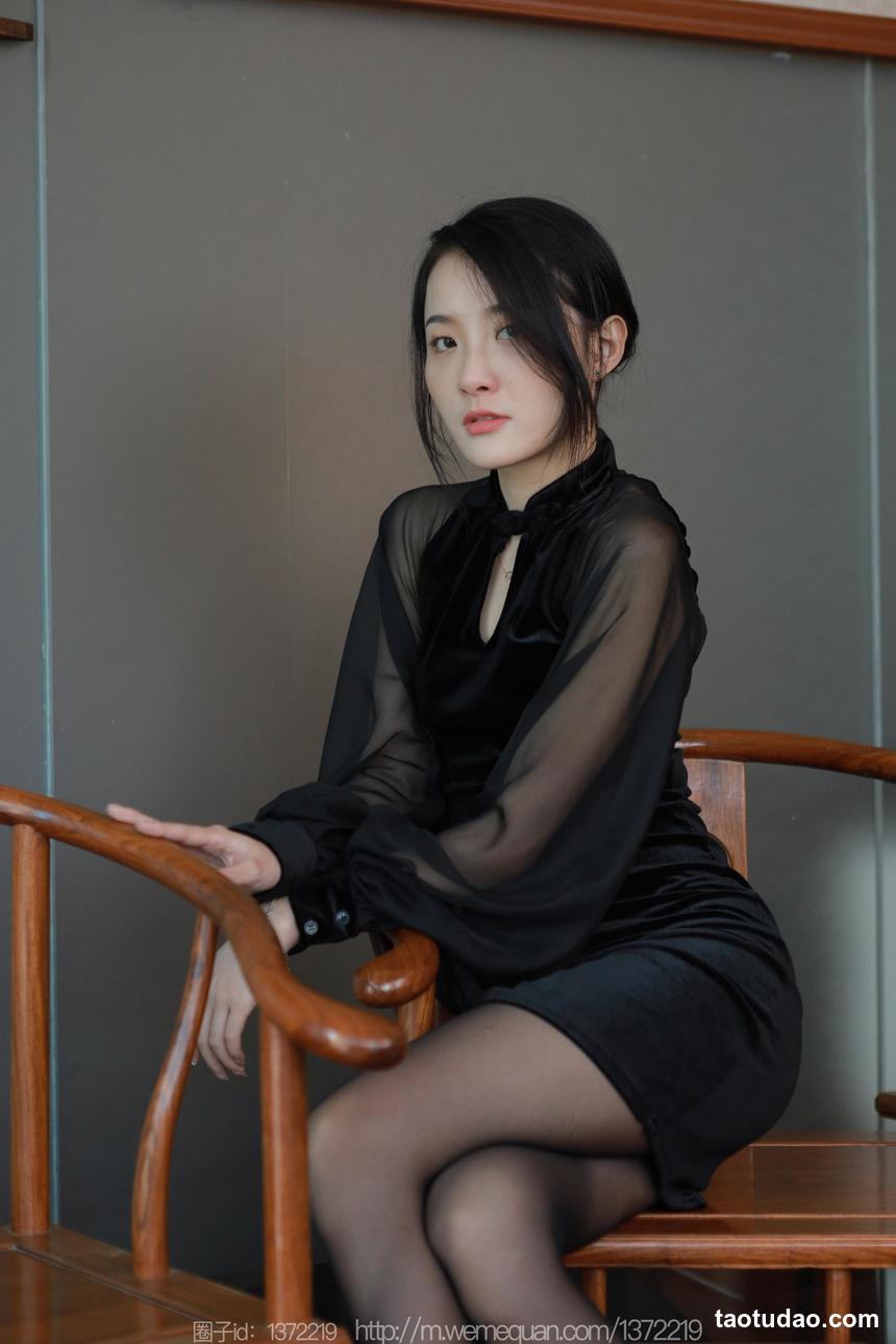 图片[2]-[IESS异思趣向] 2023.05.05 丝享家 1442 婉萍《黑色蔷薇》[86P-89M]-艺库