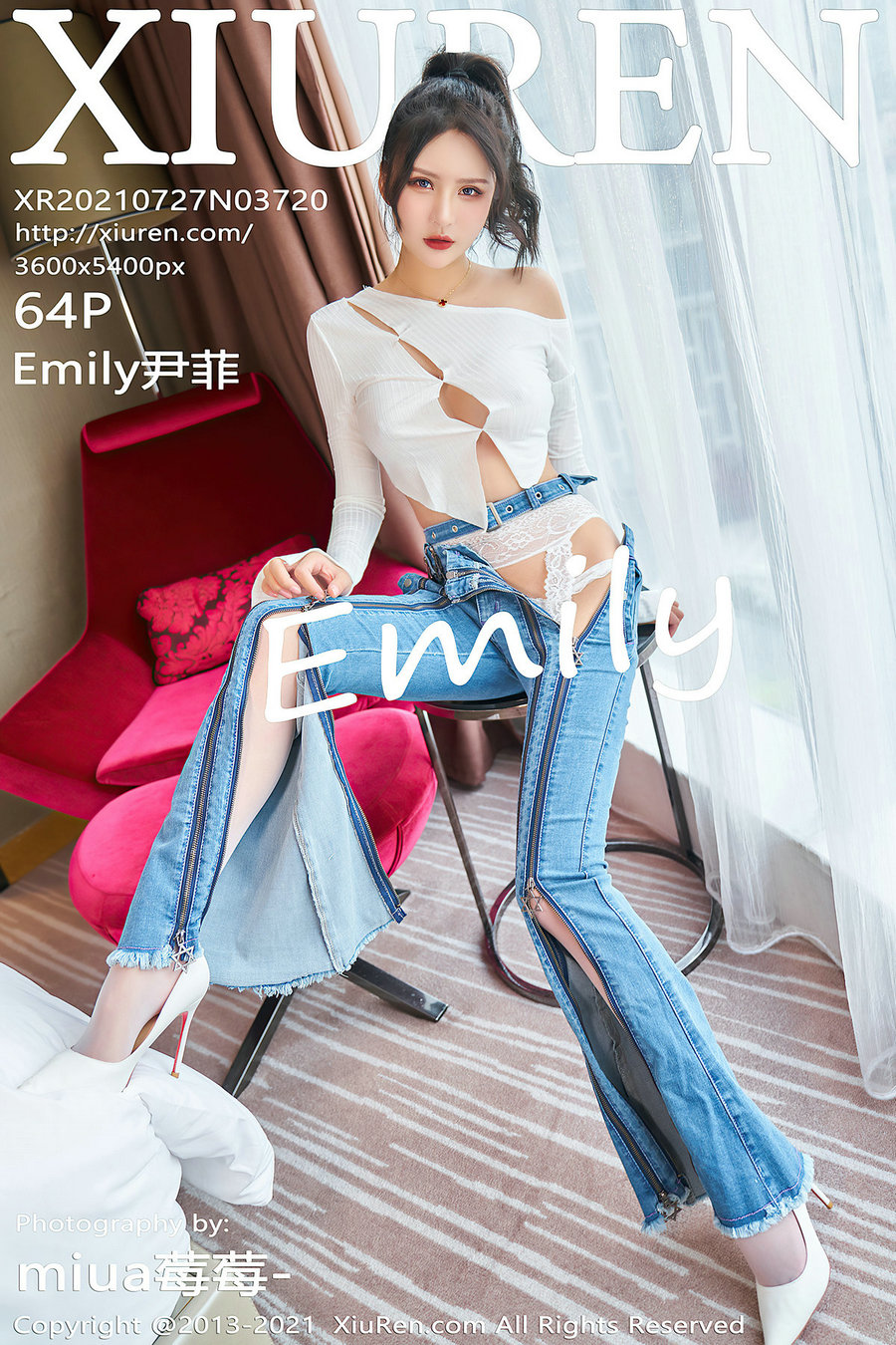 / 秀人美媛馆 / 2021.07.27 No.3720 Emily尹菲 / 64P692MB / 秀人网-艺库