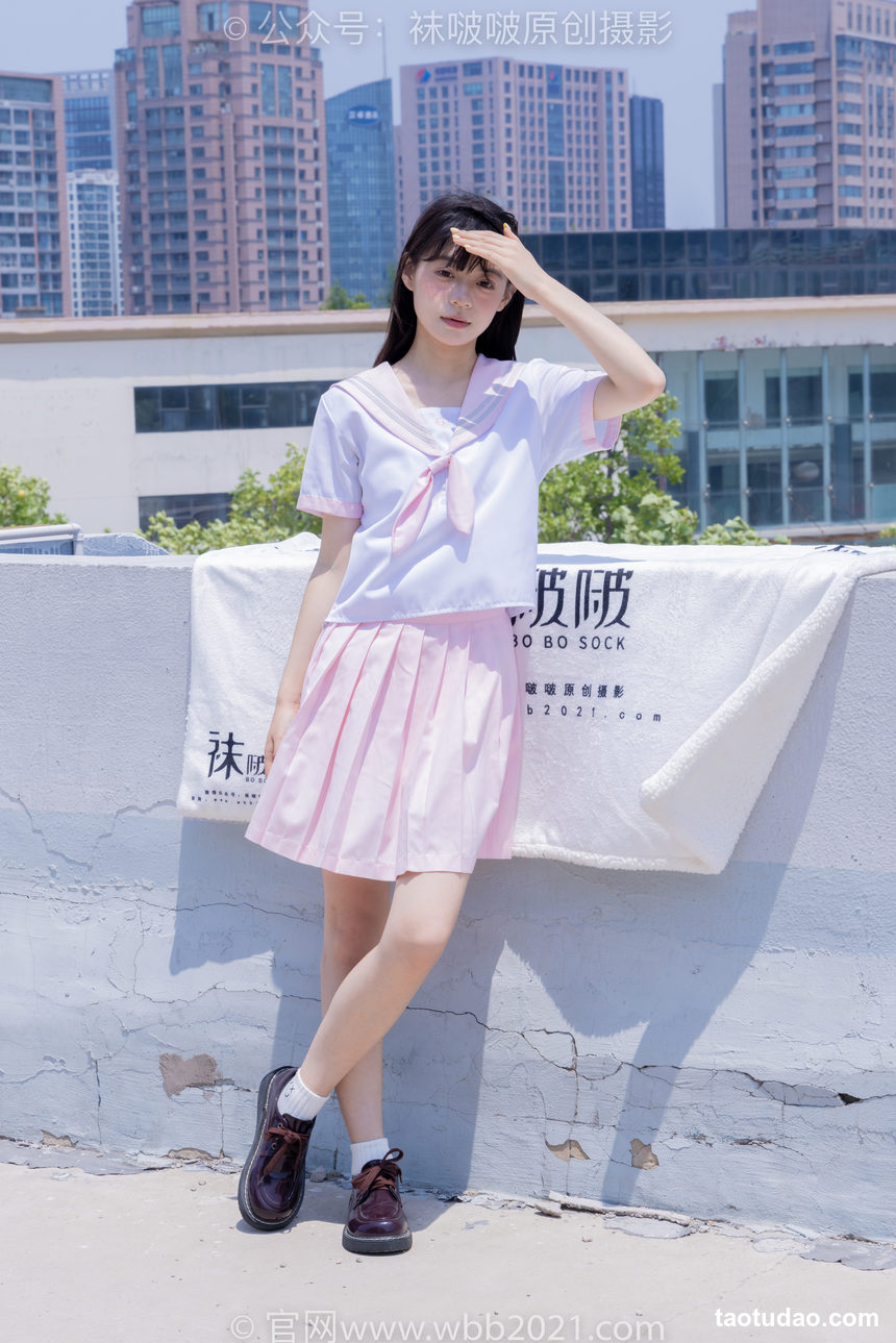 图片[4]-[BoBoSocks袜啵啵]NO.399 糯米-皮鞋、白棉袜、jk制服[145P+1V／6.34GB]-艺库