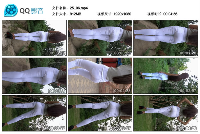 精选街拍视频 No.106 Paul大师作品 小美紧臀白裤模拍 / MP4-912MB / 街拍视频-绅士图