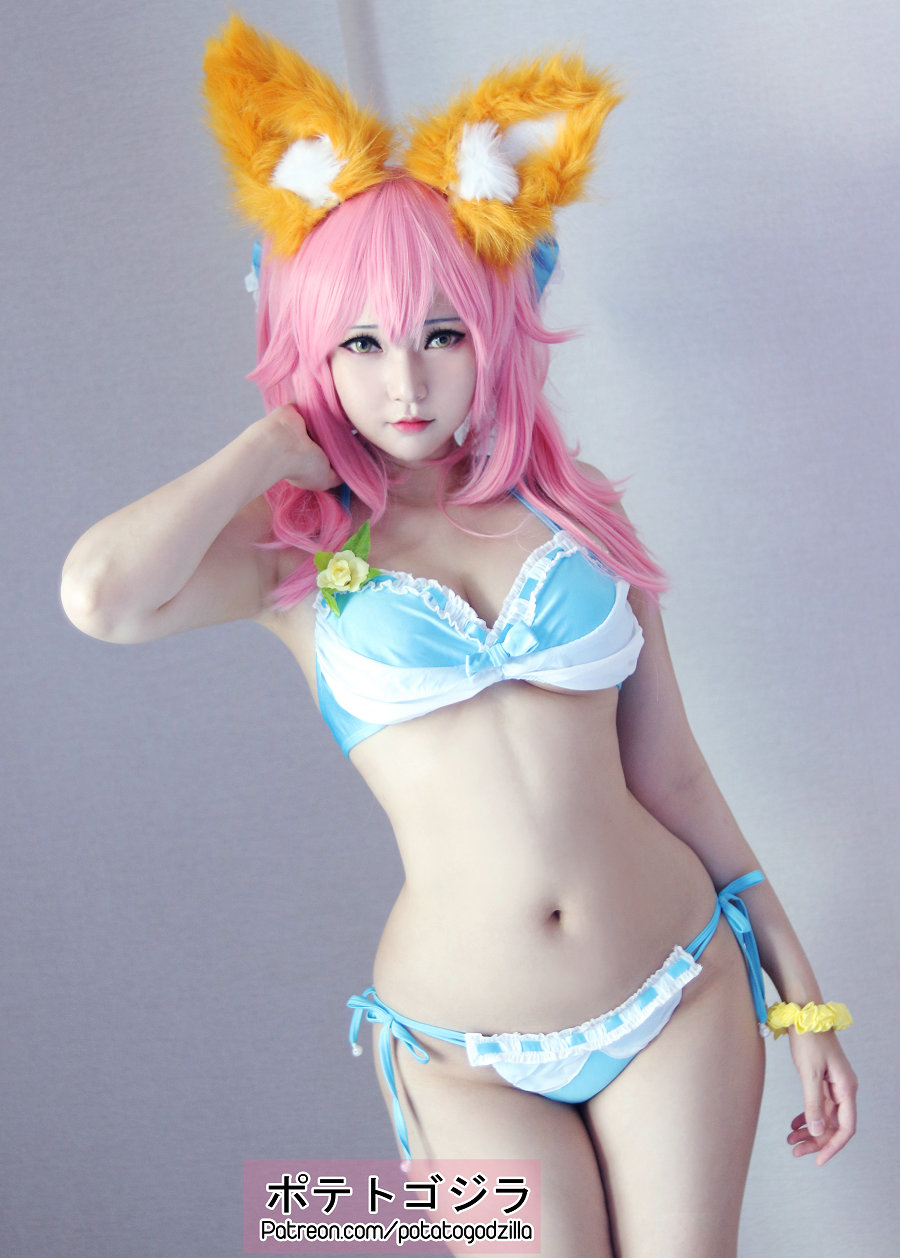 Coser小姐姐Potato Godzilla - Tamamo Bikini / 20P-189MB / cos萌妹-绅士图