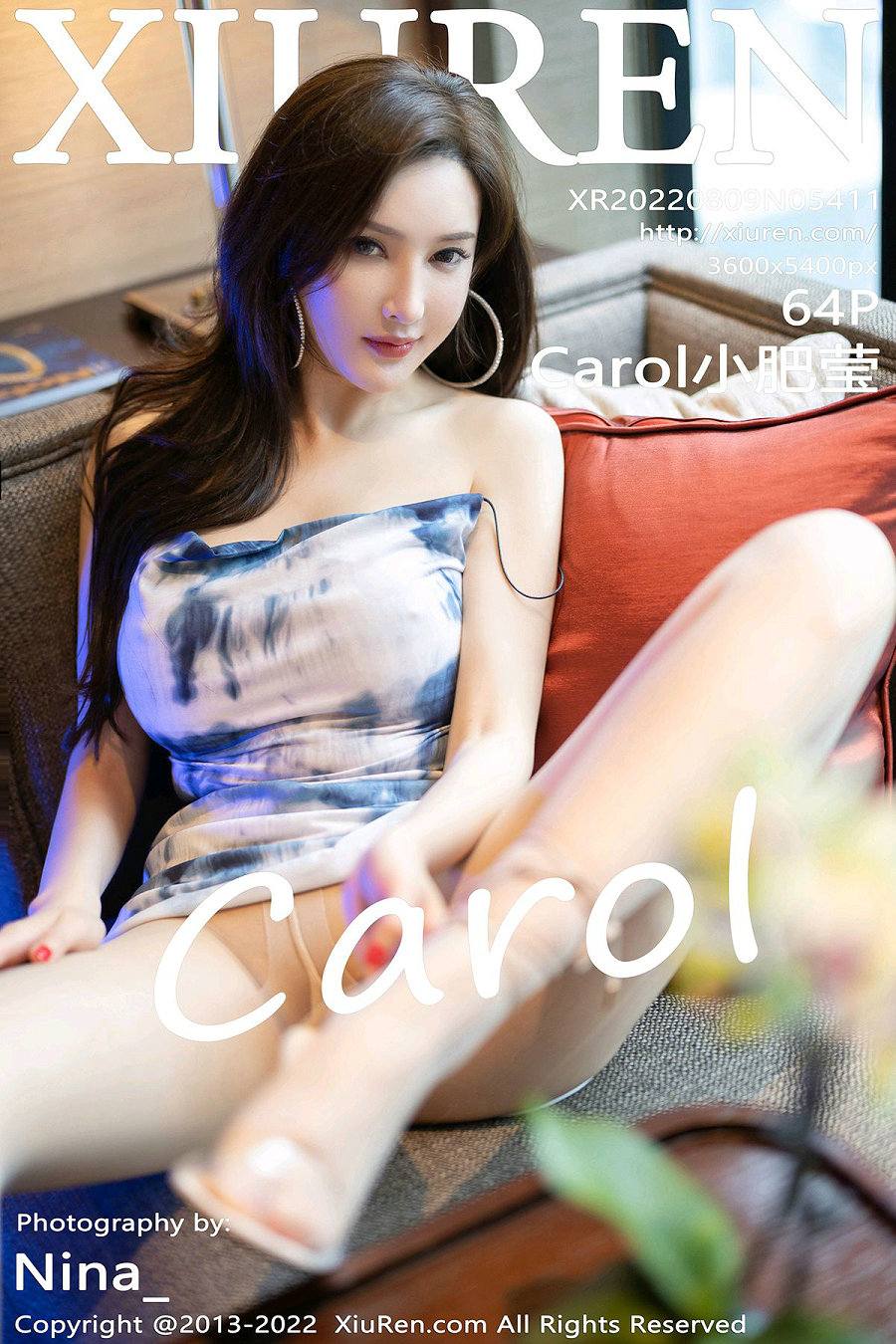 / 秀人美媛馆 / 2022.08.09 No.5411 Carol小肥莹 / 64P657MB / 秀人网-艺库