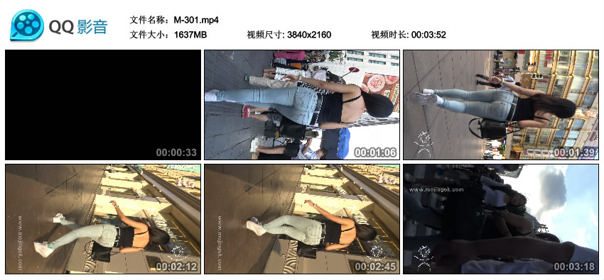 精选街拍视频 No.1085 欧阳幽明作品 夕阳下的紧牛大美女第一季 / 1.59GB / 街拍视频-绅士图