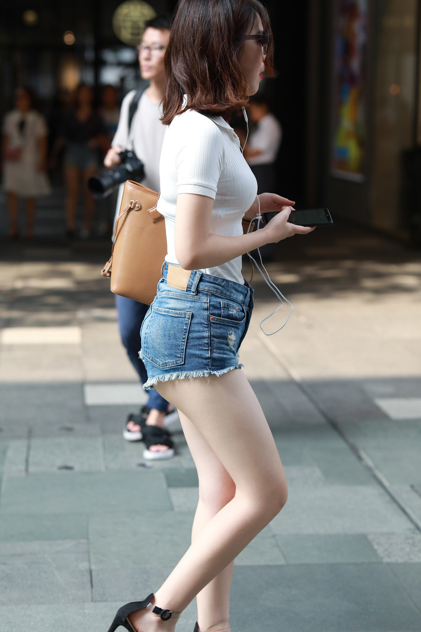 图片[3]-精选街拍作品 NO.0025 高腰热裤月牙臀模拍美女原图[566P／461MB]-艺库
