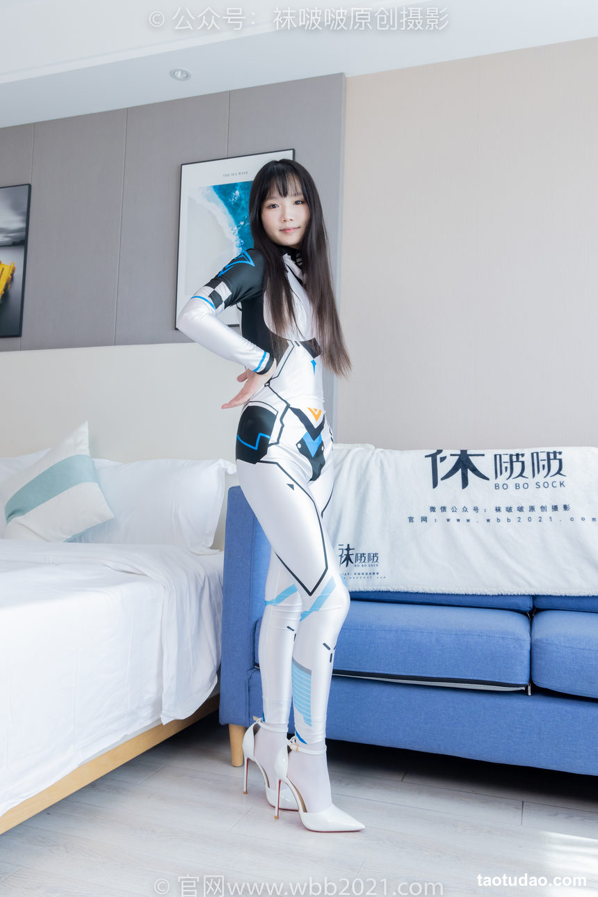 图片[2]-[BoBoSocks袜啵啵]NO.463 甜甜圈-高跟鞋、厚白丝、裸足、连体衣裤里丝[140P+1V／5.59GB]-艺库