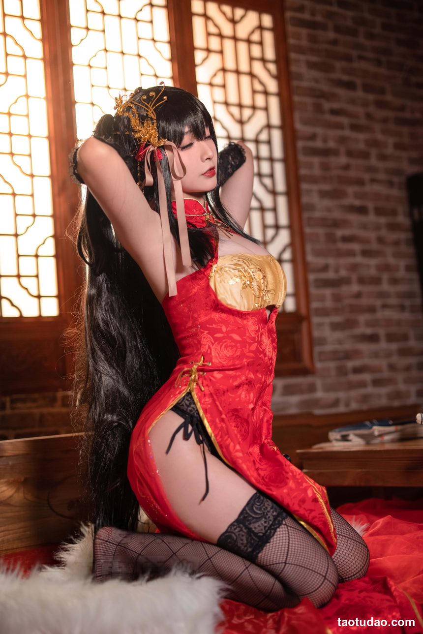 图片[2]-yuuhui玉汇碧蓝航线 大凤旗袍[23P-148M]-艺库