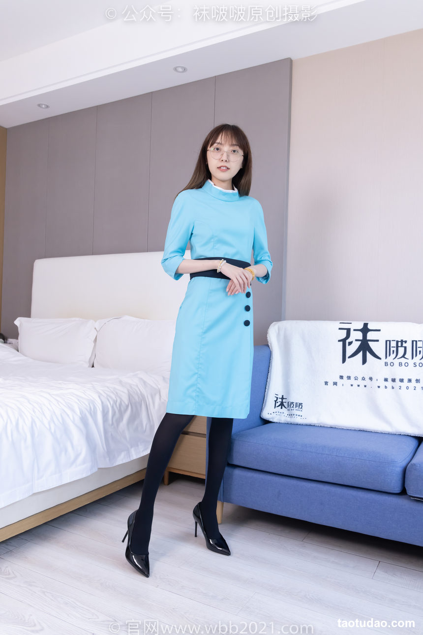 图片[3]-[BoBoSocks袜啵啵]NO.440 稚予-高跟鞋、厚黑丝、空姐制服[200P+1V／6.91GB]-艺库