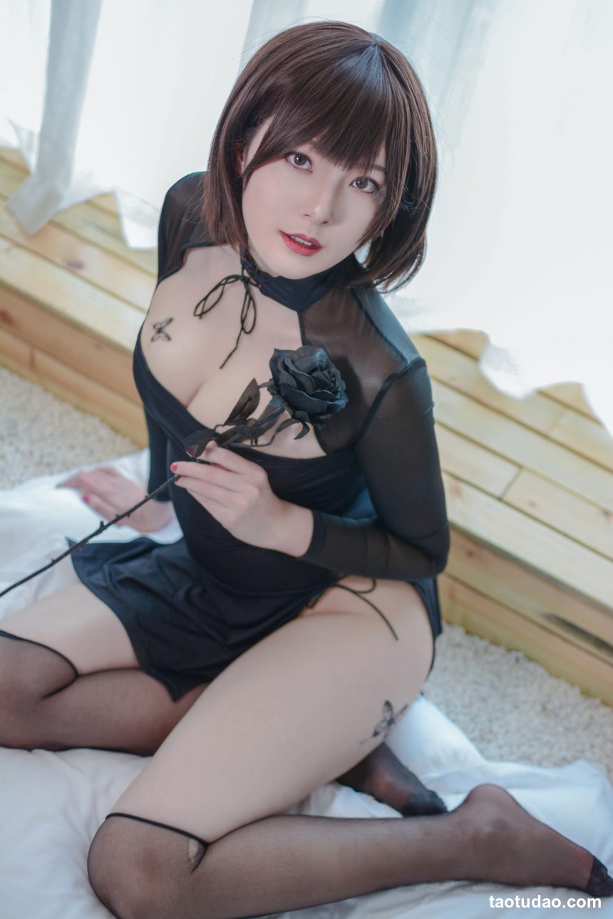 图片[2]-Natsuko夏夏子 – 开胸旗袍[18P-77.9M]-艺库