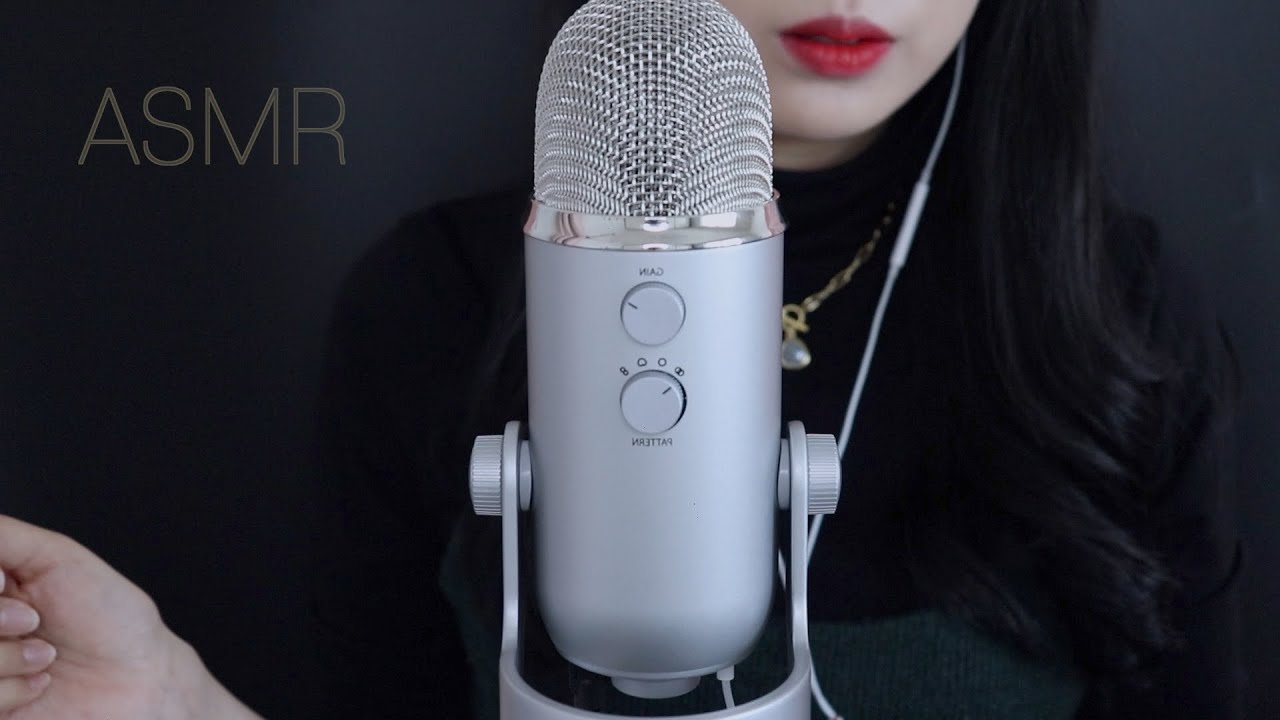 [wooyeon助眠]好听的口腔音助眠|无人声|Blue Yeti-asmr wooyeon / 韩国ASMR-艺库