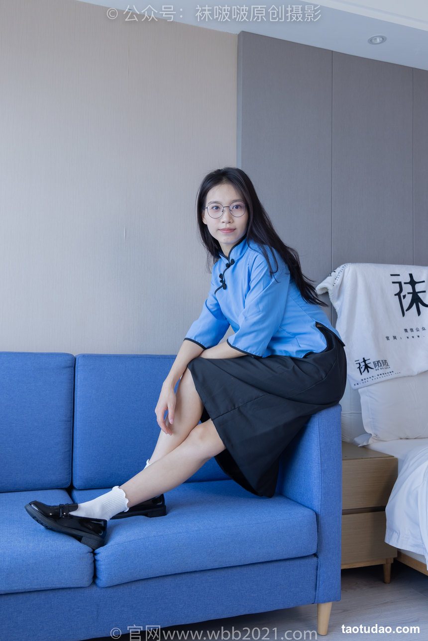 图片[2]-[BoBoSocks袜啵啵]NO.279 芝士-皮鞋、白棉袜、民国学生装[145P+1V／5.74GB]-艺库