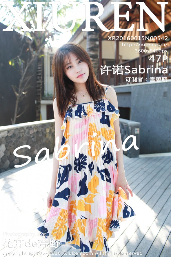 / 秀人美媛馆 / 2016.06.15 No.542 许诺Sabrina / 47P268MB / 秀人网-绅士图