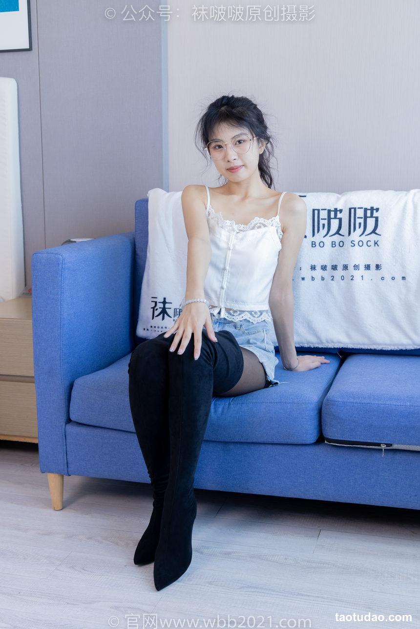 图片[3]-[BoBoSocks袜啵啵]NO.383 奶油-长靴、高跟长靴、黑丝、网袜、裸足[150P+1V／6.52GB]-艺库