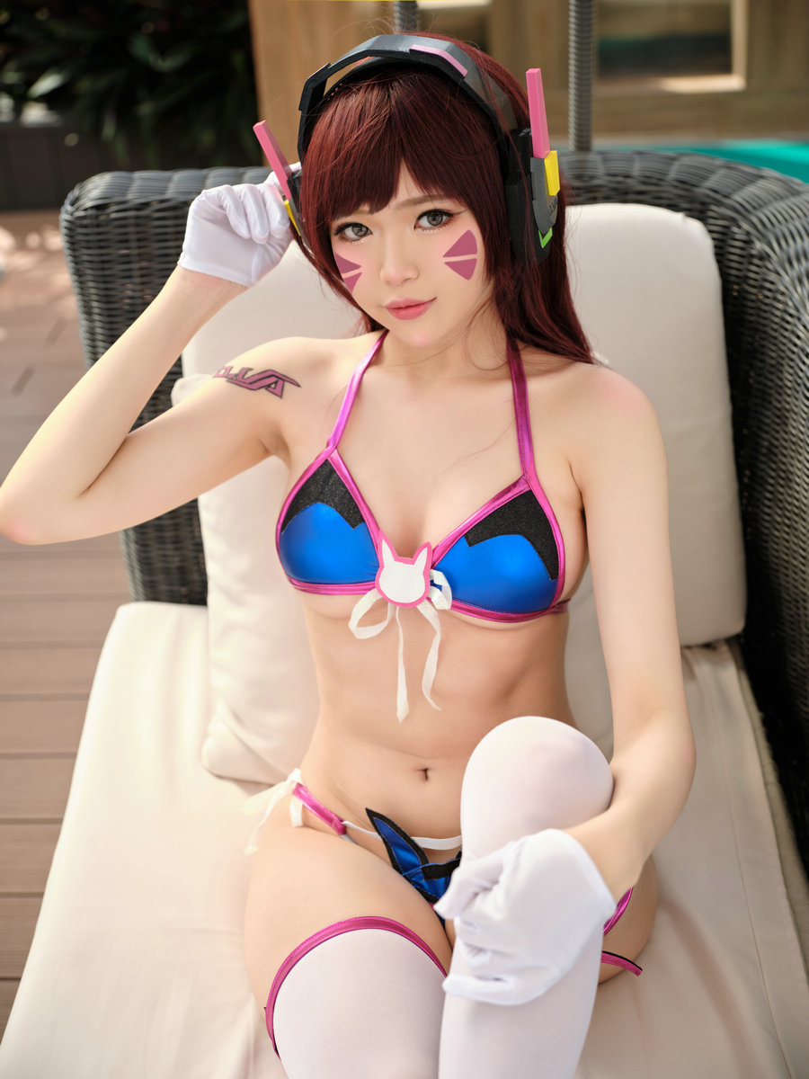 ZinieQOverwatch DVA Swimsuit [10P-362MB]-绅士图