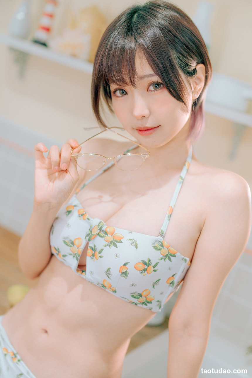 ElyEE子 – NO.121 2023.august C-檸檬泳裝 Lemon Swimsuit [31P-113MB]-艺库