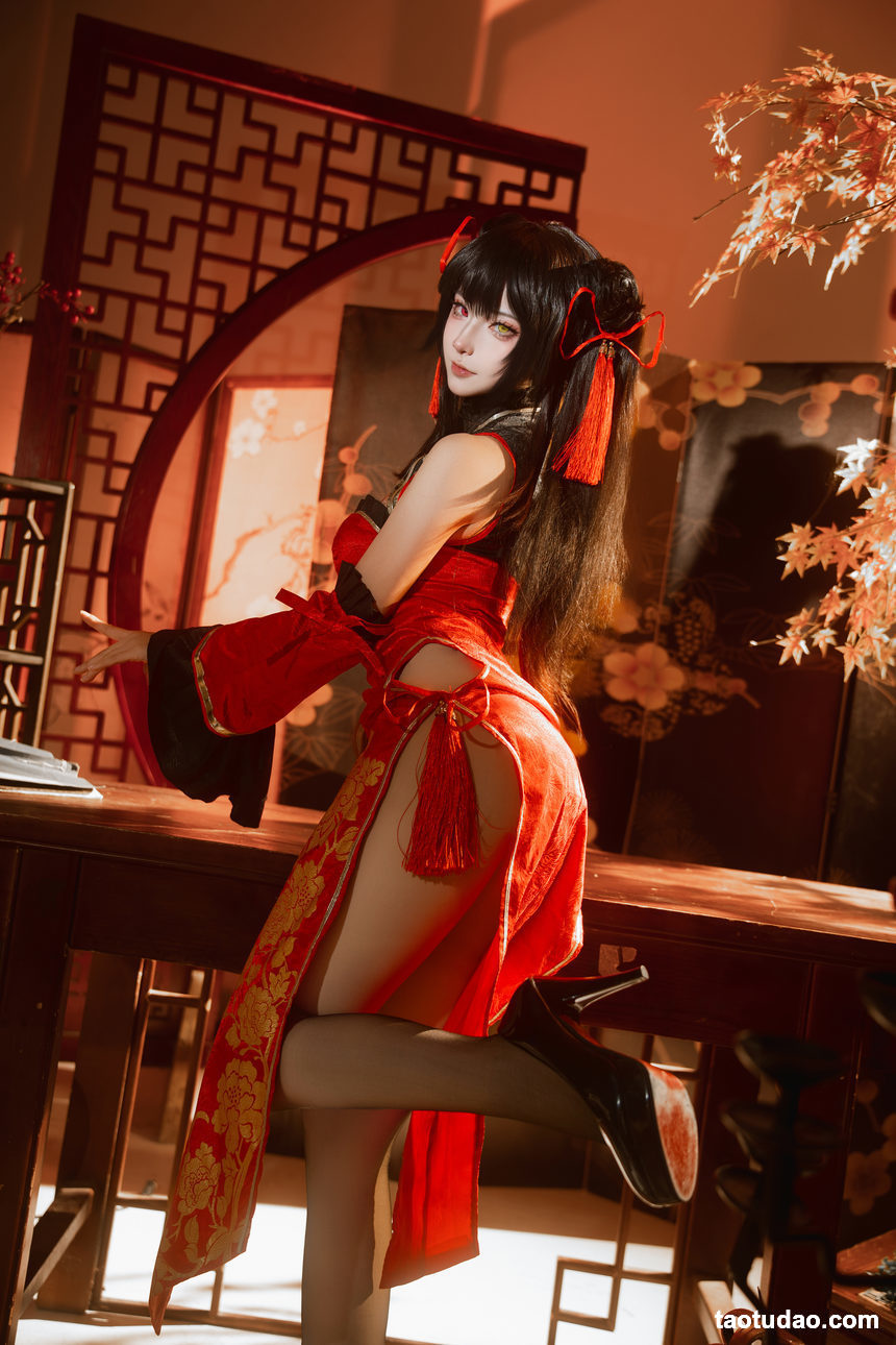 图片[2]-Seya-狮砸 2025年01月限定 狂三旗袍 [12P-200MB]-艺库