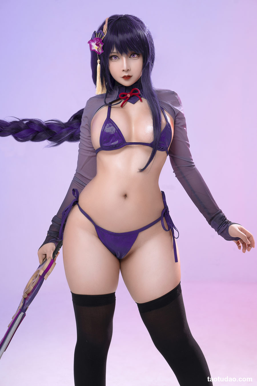 图片[4]-Sayo Momo – Raiden Shogun [10P-61MB]-艺库