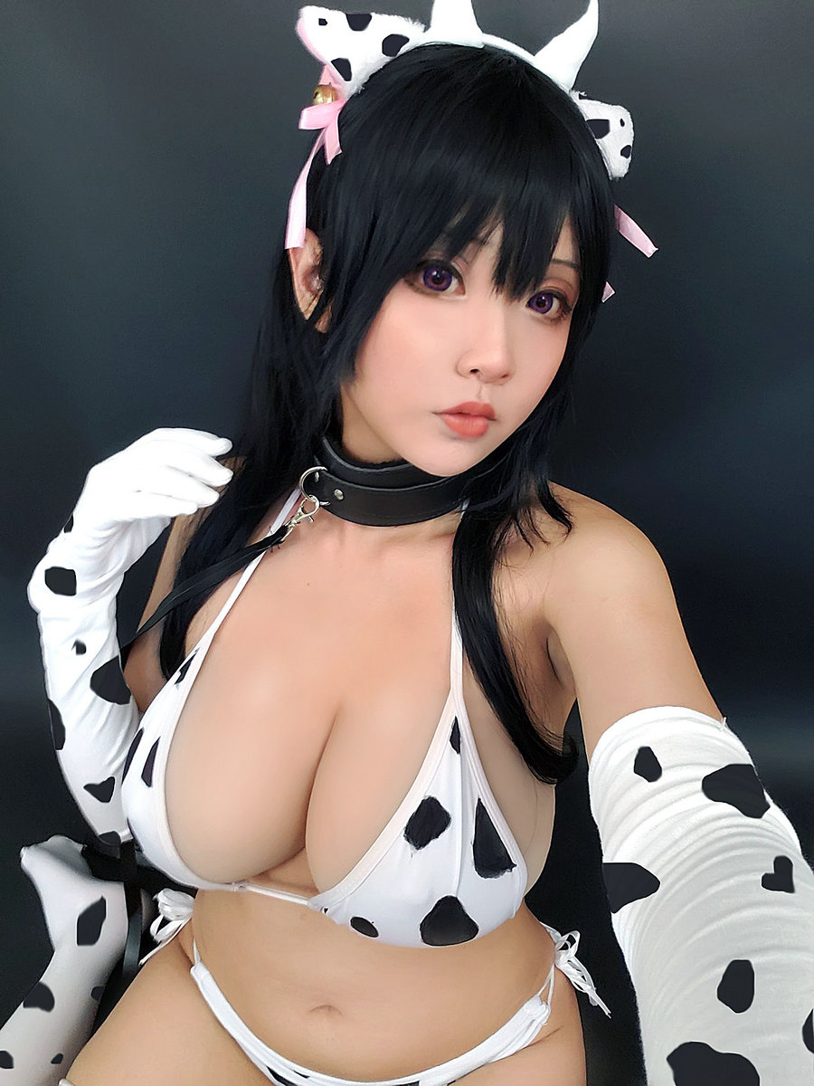 越裔正妹Hana bunny - Cow Bikini / 23P-60MB / cos萌妹-艺库