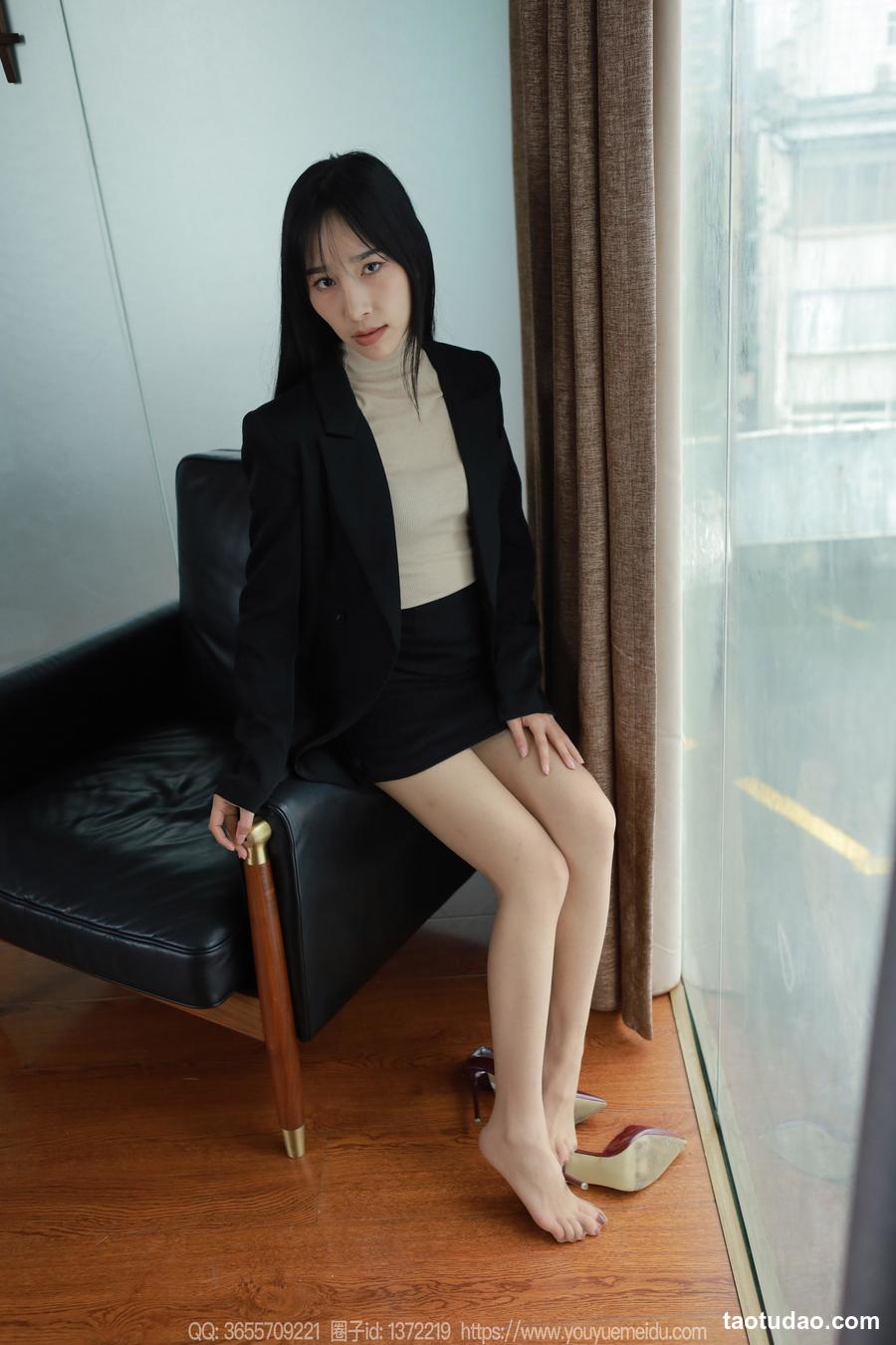 图片[2]-[IESS异思趣向] 2024.03.20 丝享家 1694 美子《OL小黑裙》[89P-63MB]-艺库