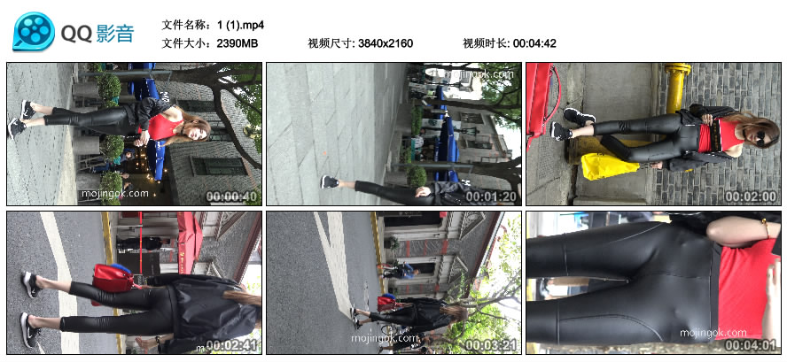 精选街拍视频 No.2226 美颜好身材网红外拍 / 2.33GB / 街拍视频-艺库