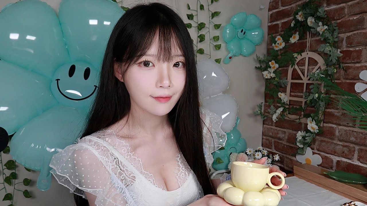 [nara]在夏日女仆咖啡馆休息放松|享受美食与游戏-ASMR nara / 韩国ASMR-艺库