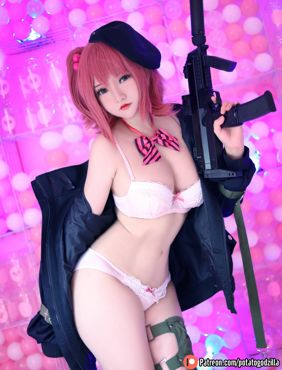 Coser小姐姐Potato Godzilla – MP7 (Girls Frontline) / 41P-348MB / cos萌妹-绅士图