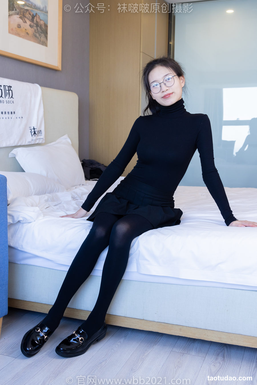 图片[3]-[BoBoSocks袜啵啵]NO.313 芝士-皮鞋、平底鞋、厚黑丝、厚黑丝大腿袜[150P+1V／6.30GB]-艺库