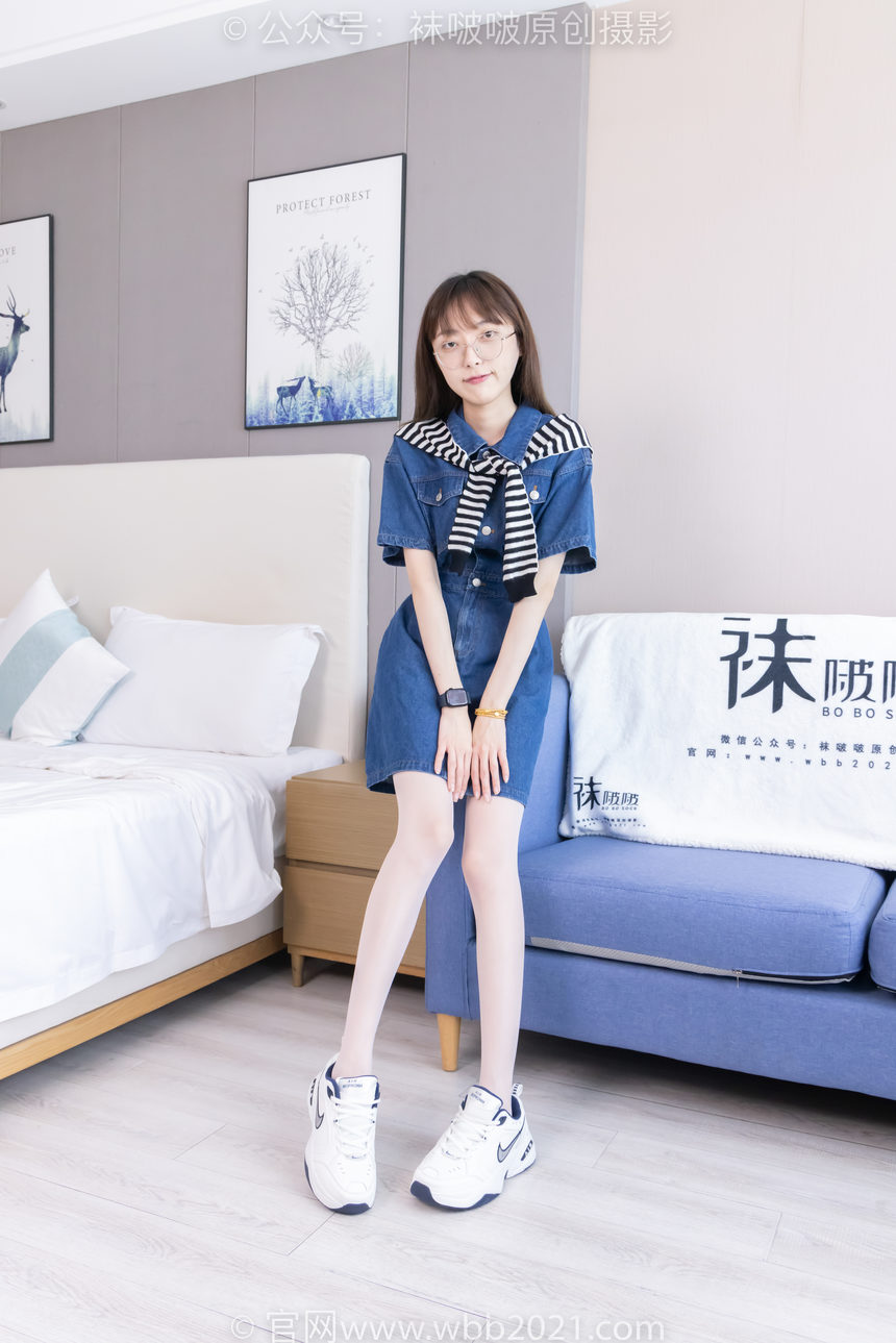 图片[3]-[BoBoSocks袜啵啵]NO.435 稚予-板鞋、运动鞋、白丝、肉丝[150P+1V／6.25GB]-艺库