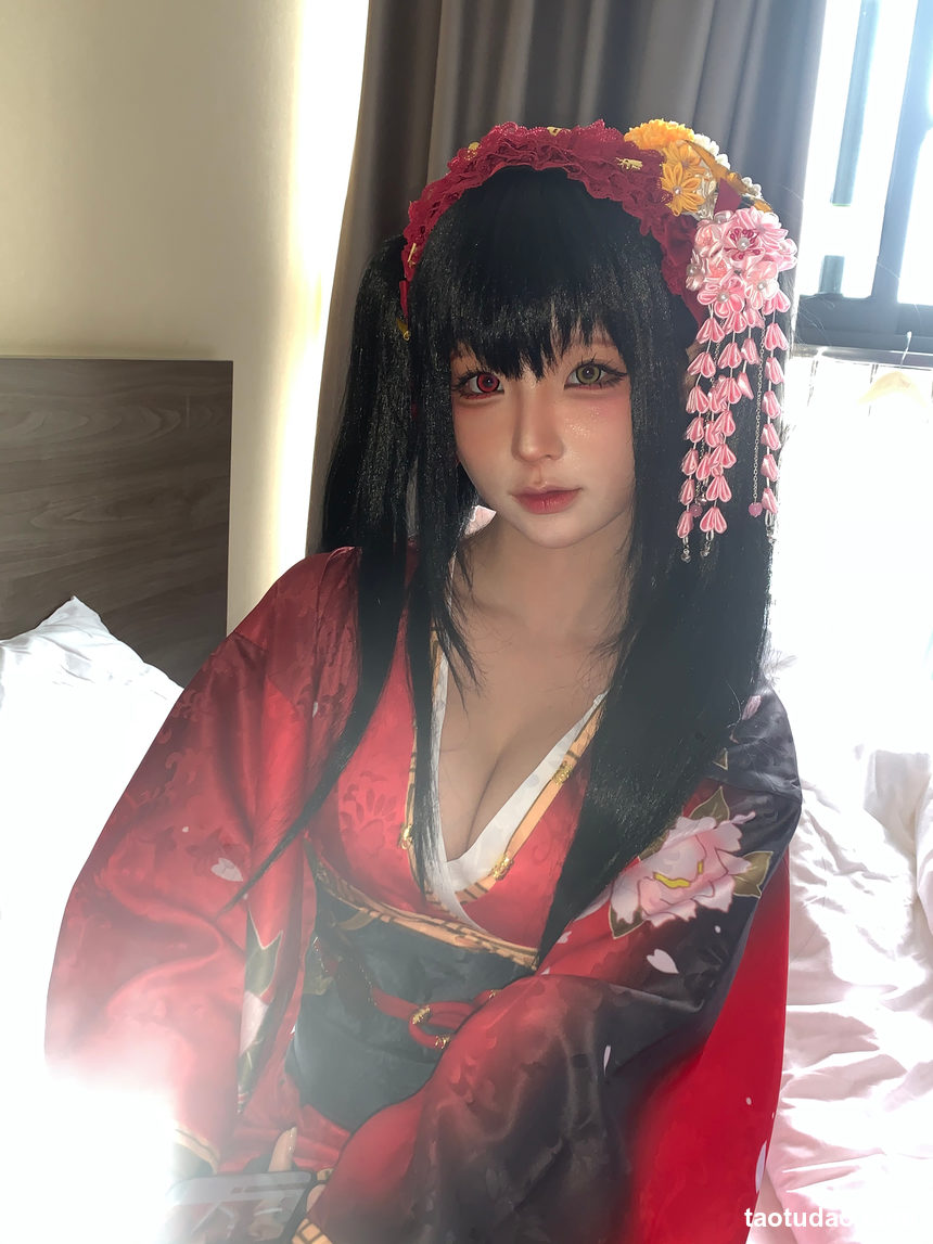 图片[2]-蠢沫沫 – 狂三和服cos [261P+9V-2.40GB]-艺库