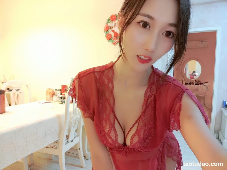 图片[3]-小玉吃果冻 – 红色睡衣 [9P-35MB]-艺库
