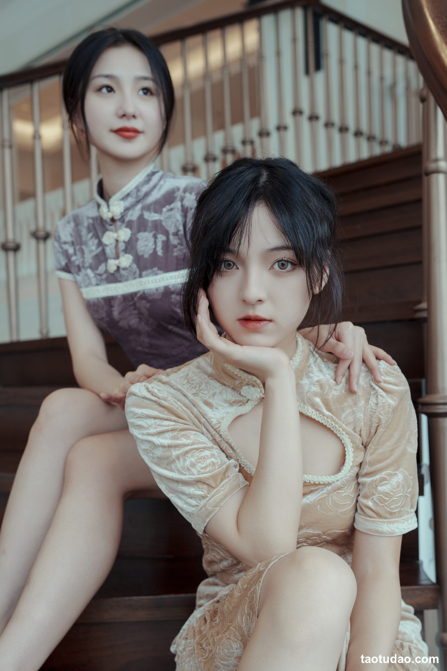 图片[2]-[YITUYU艺图语]2023.04.22 旗袍姐妹花 dudu [22+1P／201MB]-艺库