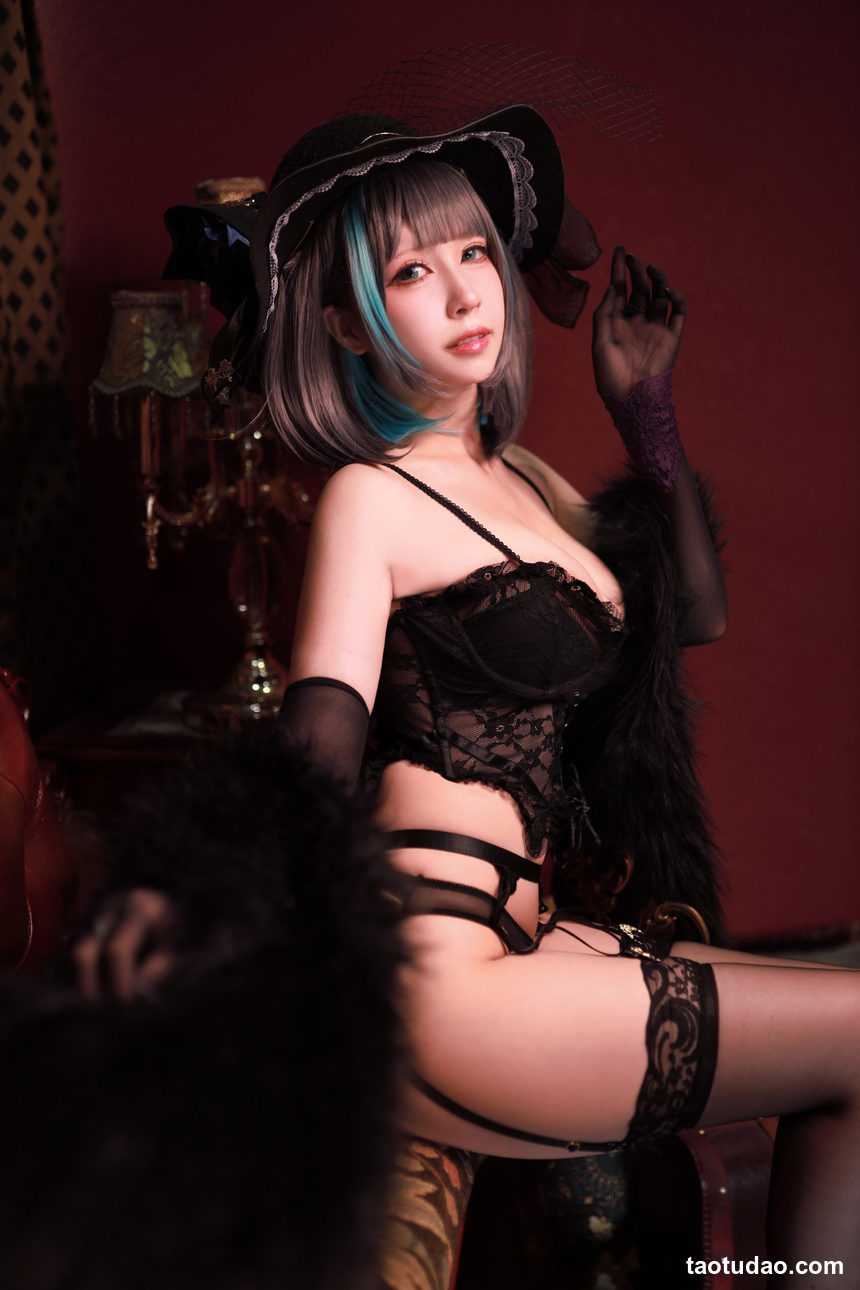图片[2]-黑白御猫 – 柴郡旗袍 [37P-122MB]-艺库