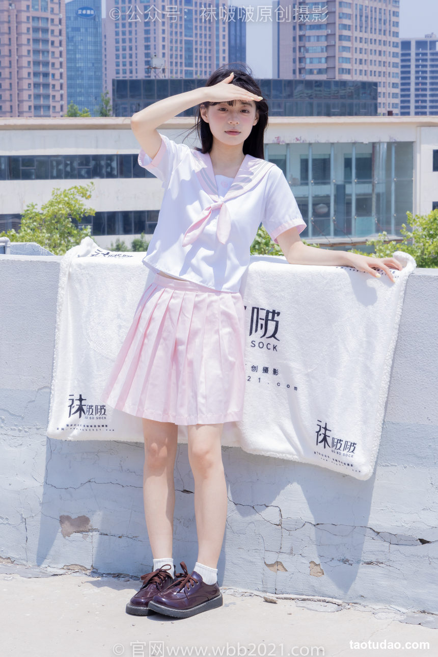 图片[2]-[BoBoSocks袜啵啵]NO.399 糯米-皮鞋、白棉袜、jk制服[145P+1V／6.34GB]-艺库
