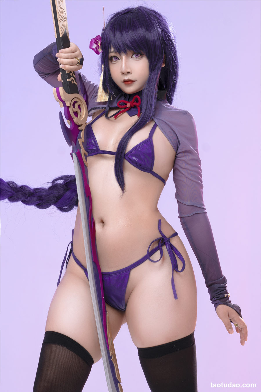 图片[3]-Sayo Momo – Raiden Shogun [10P-61MB]-艺库