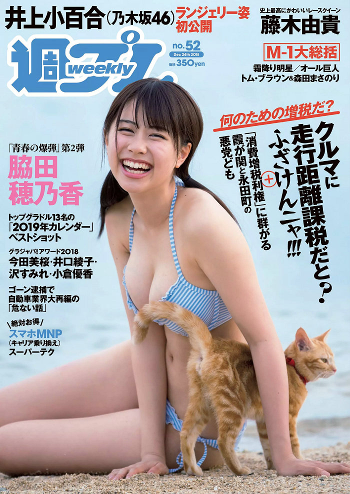 / Weekly Playboy / 2018 No.52 脇田穂乃香 井上小百合 水沢柚乃 藤木由貴 小泉遥 ... 日系-绅士图