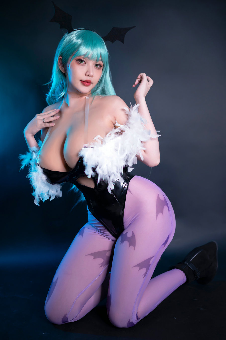 越裔正妹Hana bunny – Morrigan / 13P-51MB / cos萌妹-绅士图