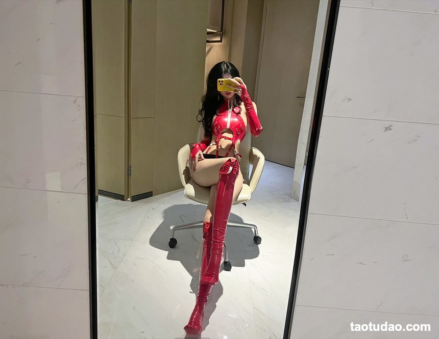 图片[4]-葛征GeZheng –  红色皮裤[54P-314MB]-艺库